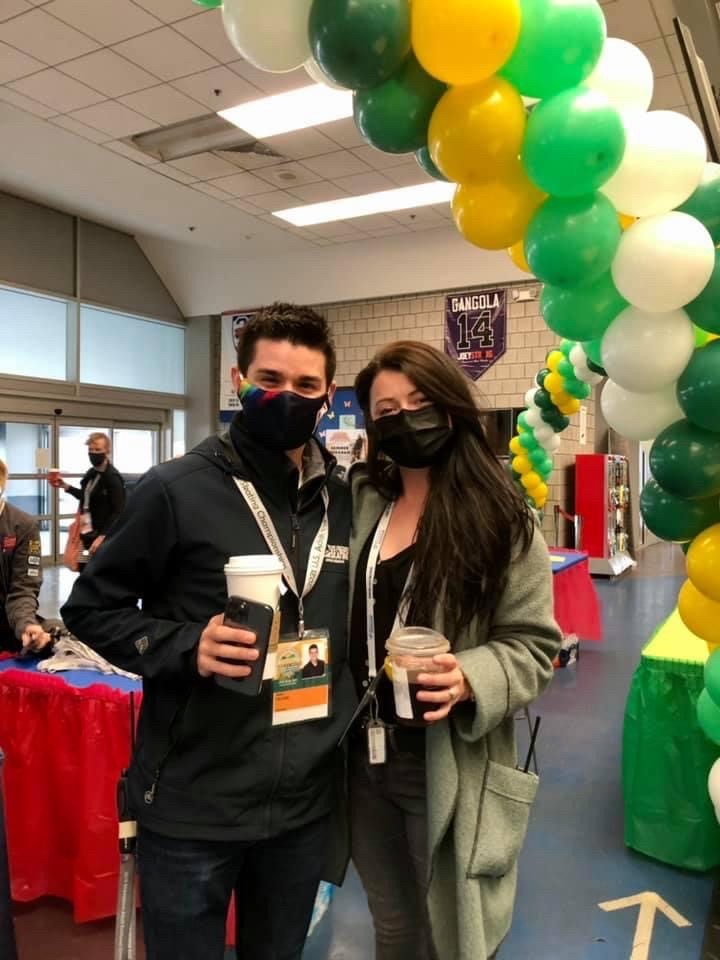 Daniel Palmeri and Mia Corsini